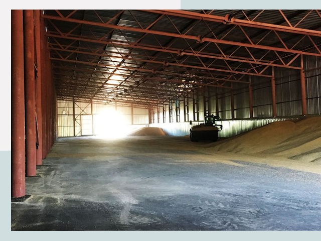 Строительство зернохранилищ в Белореченске