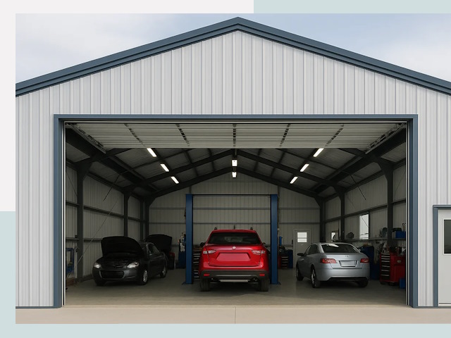 Ангары из сэндвич панелей от 609 руб. в Белореченск