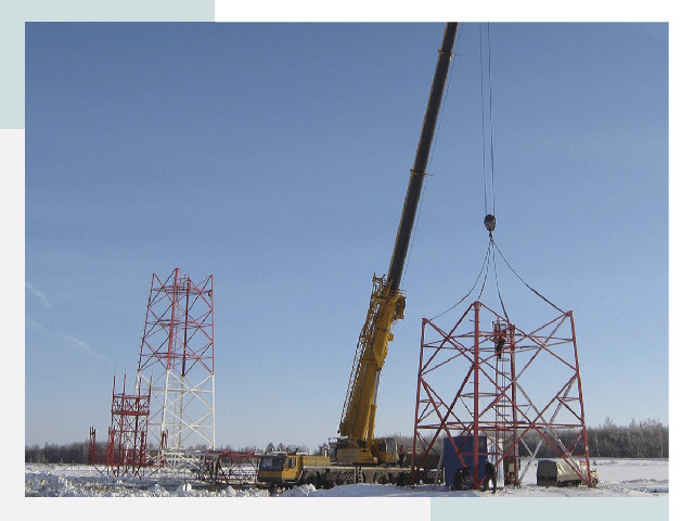 Монтаж вышек связи в Белореченске