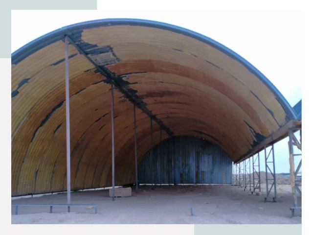 Реконструкция ангаров в Белореченске